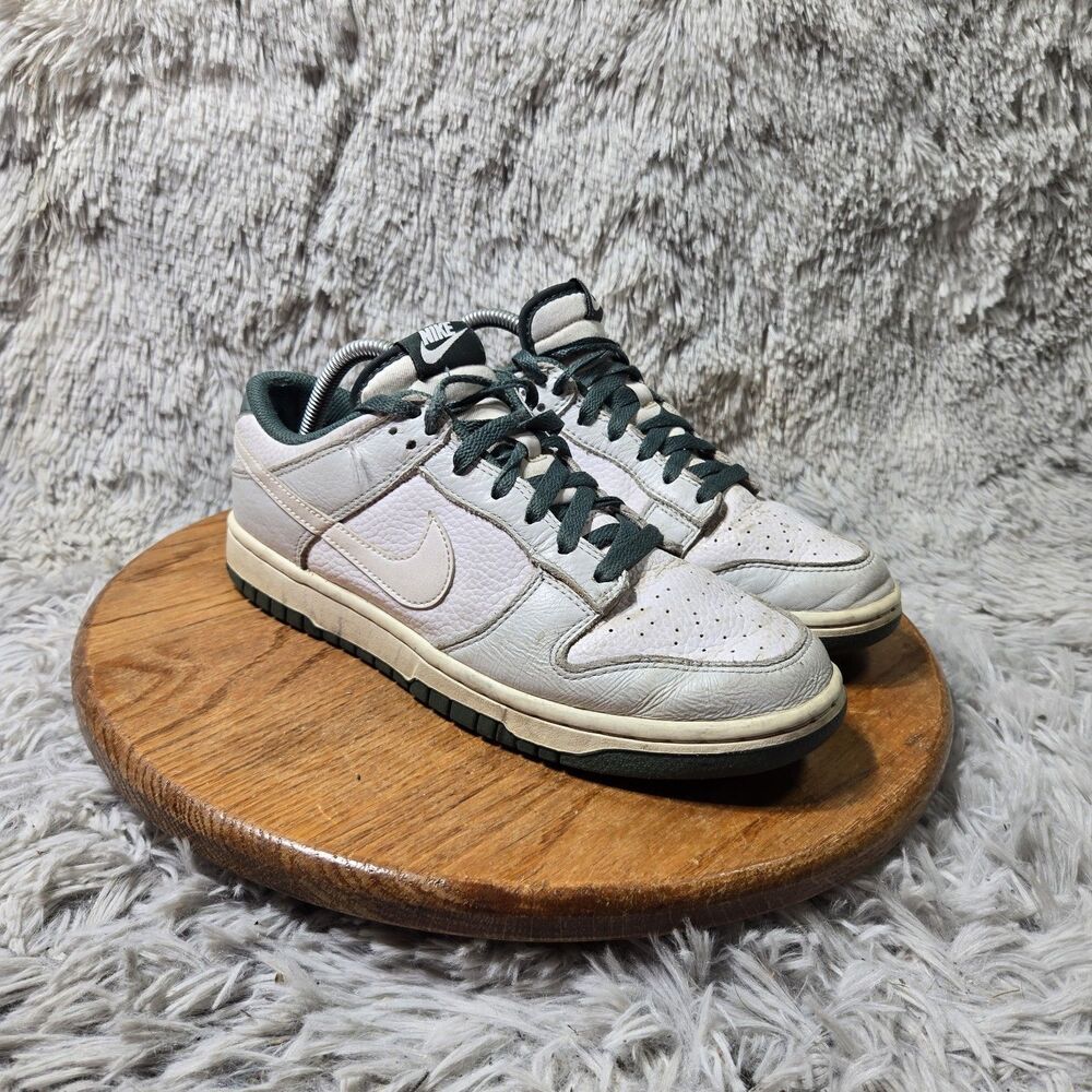 Nike Dunk Low SE Photon Dust Mens Vintage Green Leather Low Top Sneaker Size 8